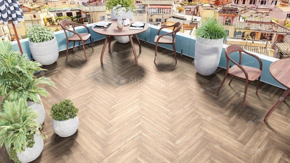 Виниловая плитка "Alpine Floor" Parquet LVT Макадамия (590*118*2,5 мм) — купить в Обнинске