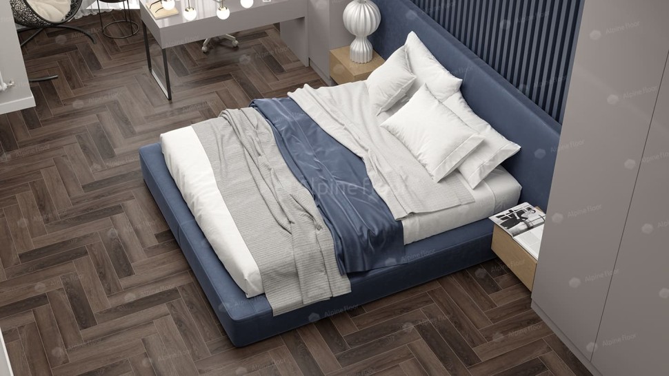 Виниловая плитка "Alpine Floor" Parquet LVT Фафнир (590*118*2,5 мм) — купить в Обнинске