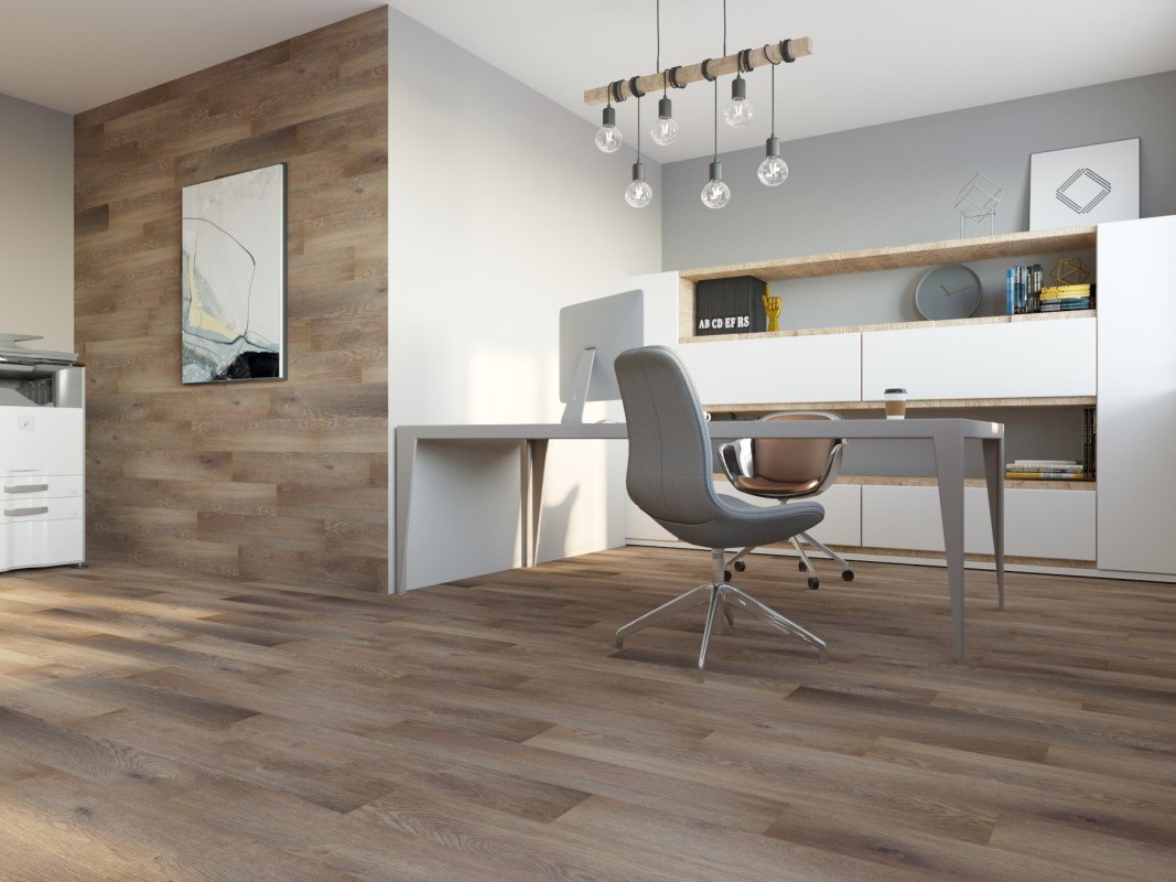 Замковая ПВХ плитка "Art Tile" Дуб Террас (920*150*4 мм) — купить в Обнинске