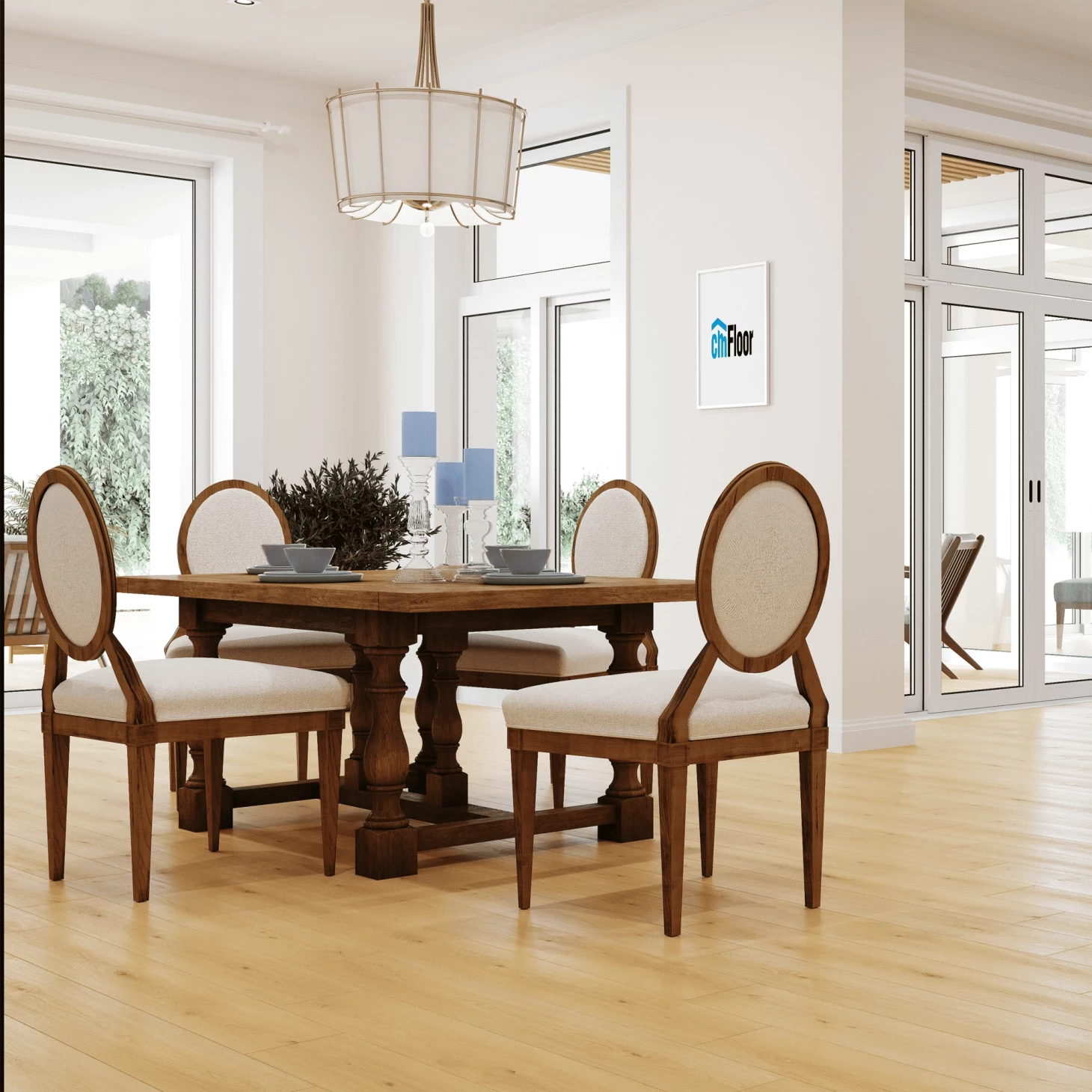 SPC плитка для пола Дуб Орегон (1220*180*4 мм) — купить в Обнинске