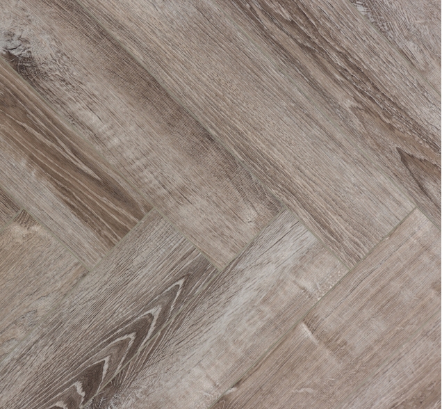 Виниловый ламинат SPC "Cronafloor" Herringbone Дуб Тулон (640*128*4,5 мм) — купить в Обнинске