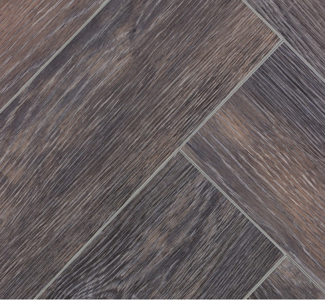 Виниловый ламинат SPC "Cronafloor" Herringbone Дуб Бордо (640*128*4,5 мм) — купить в Обнинске