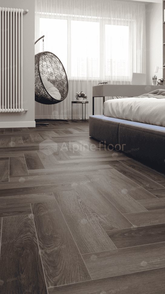 Виниловый ламинат "Alpine Floor" Parquet Light Дуб Фафнир (600*125*4 мм) — купить в Обнинске