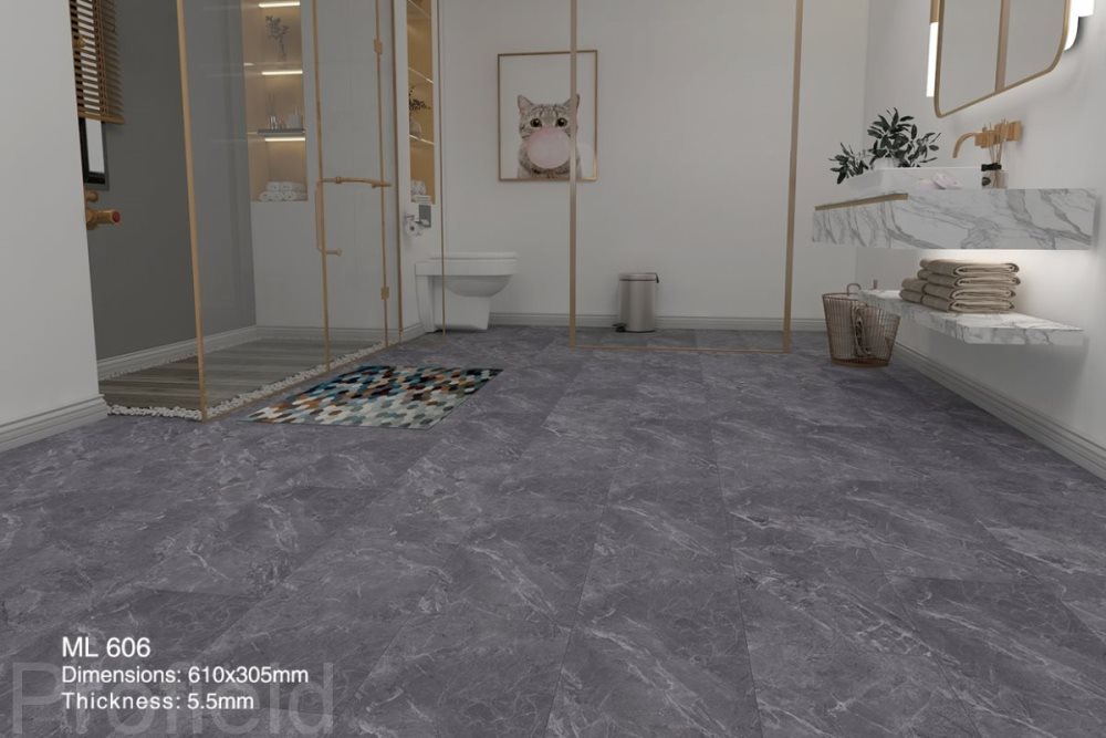 SPC ламинат "Profield" Грей марбл (305*610*5,5 мм) — купить в Обнинске