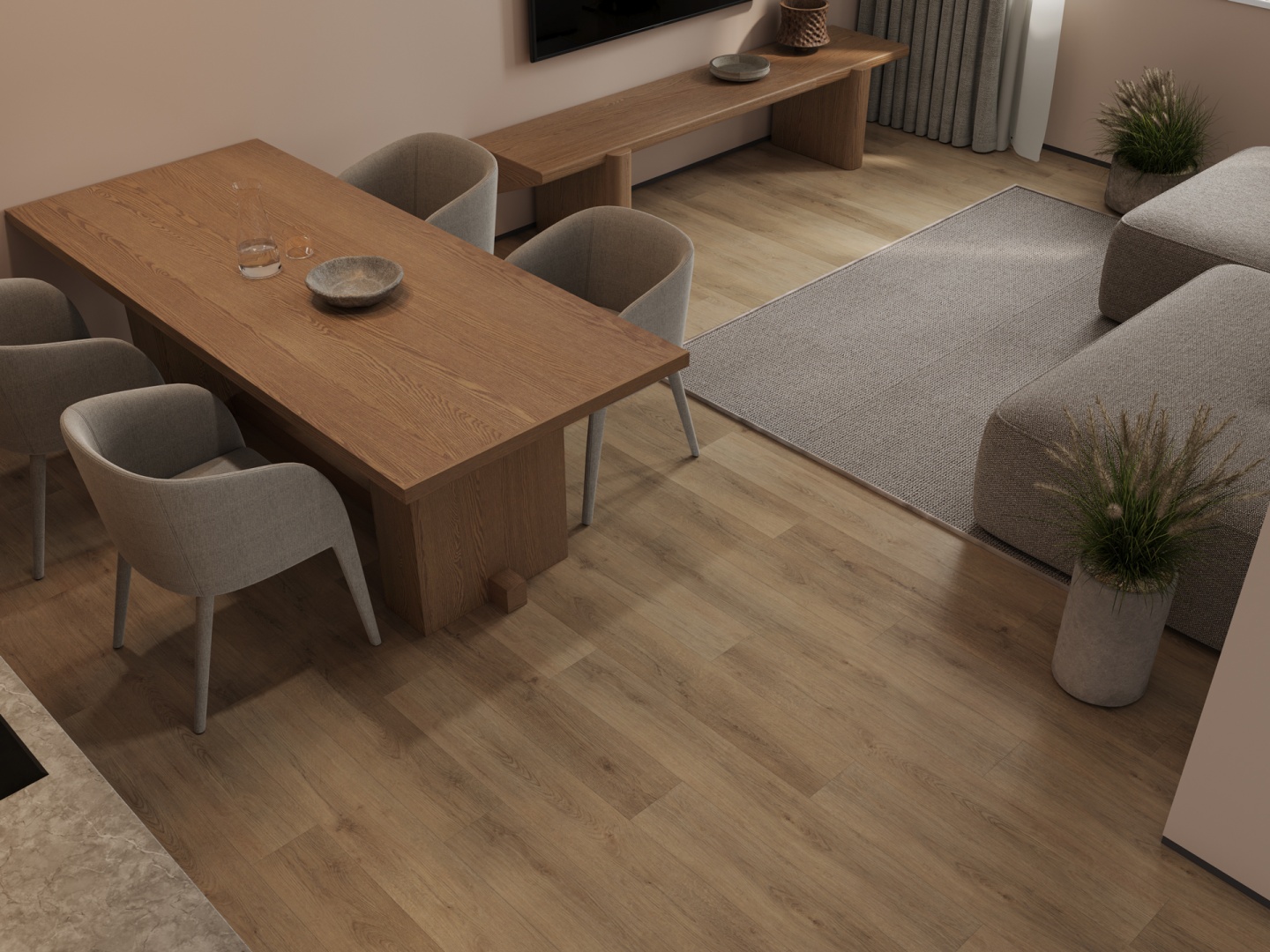 Кварцвиниловая плитка LVT "Alpine Floor" ДУБ РЕЙСДАЛ (1219*184*3 мм) — купить в Обнинске