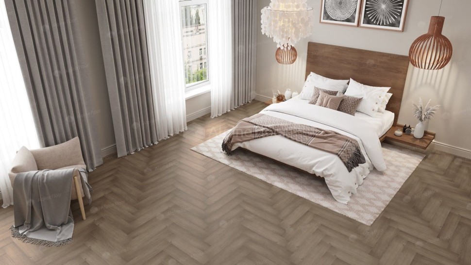Виниловая плитка "Alpine Floor" Parquet LVT Дуб Насыщенный (590*118*2,5 мм) — купить в Обнинске