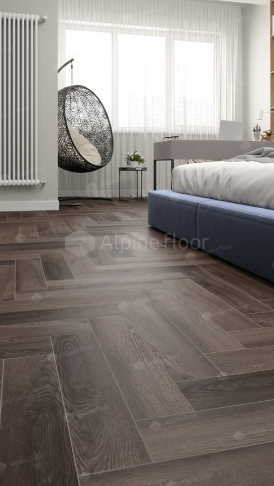 Виниловая плитка "Alpine Floor" Parquet LVT Фафнир (590*118*2,5 мм) — купить в Обнинске