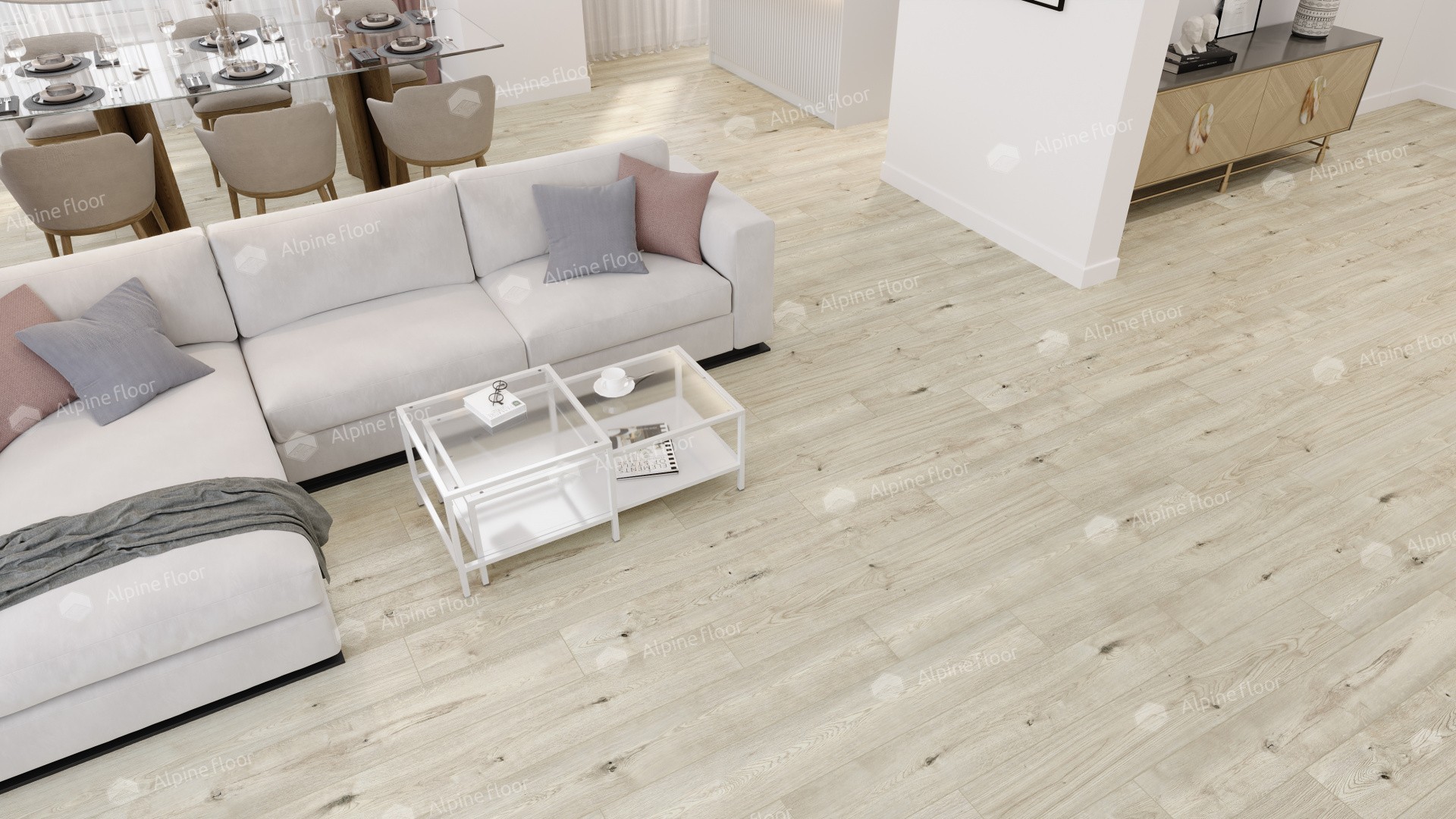 Ламинат "Alpine Floor" Дуб Гамбург (1285*192*8 мм) — купить в Обнинске