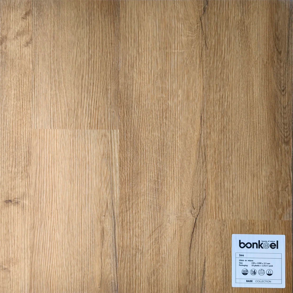 Плитка ПВХ "Bonkeel" Base New 344 (1220*150*3,5 мм) — купить в Обнинске