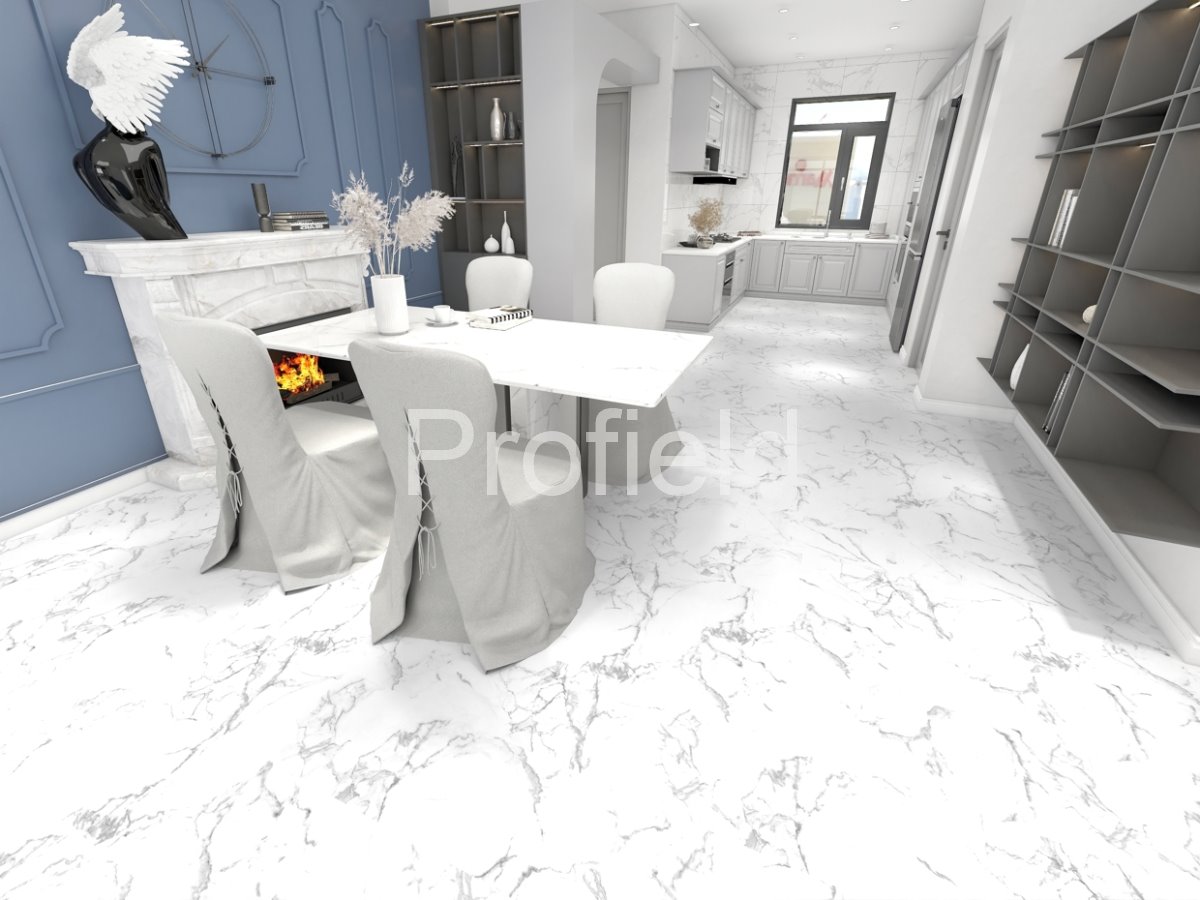 HSPC ламинат "Profield" Камень белый (610*305*5,5 мм) — купить в Обнинске