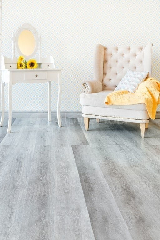 Кварцвиниловая плитка "Alpine Floor" Дуб Пепельный  (1219*184*2мм) — купить в Обнинске