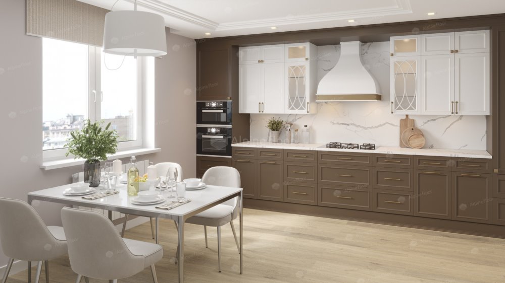 SPC Ламинат "Alpine Floor" Дуб капучино (1524*180*8 мм) — купить в Обнинске