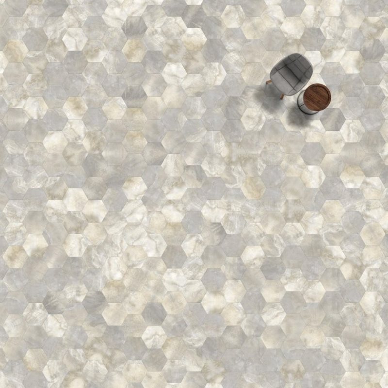 Виниловая плитка Big Hexagon 294 (452,64*392*2,5 мм) — купить в Обнинске