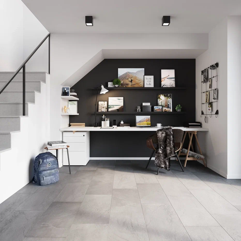 SPC ламинат "Invictus" Groovy Granite Steel (603*298*6мм) — купить в Обнинске