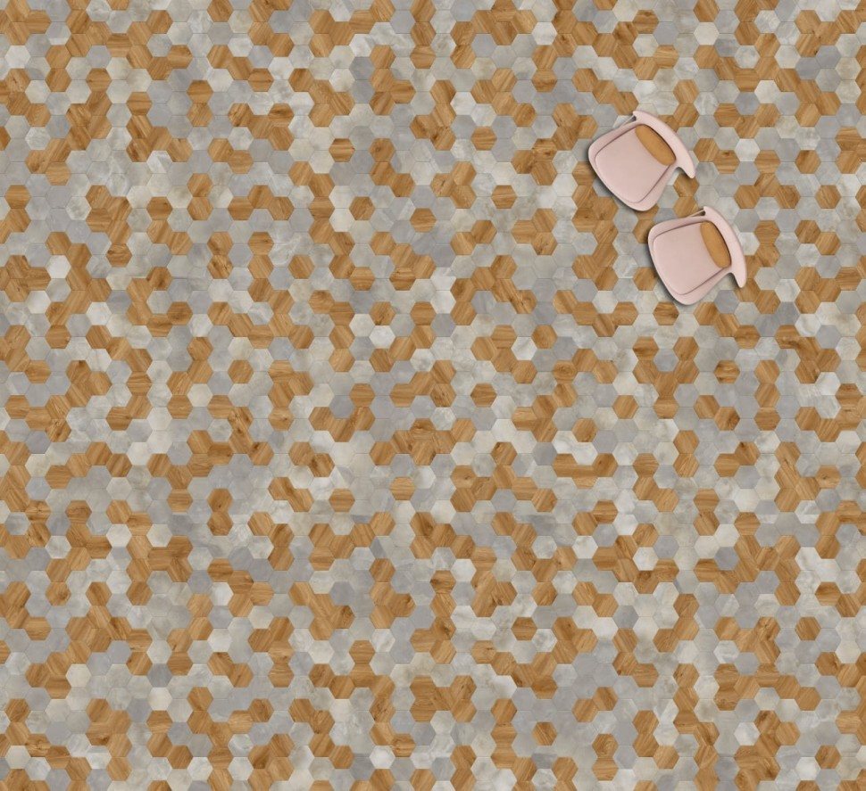 Виниловая плитка "Moduleo" Moods Hexagon 334 (226,32*196*2,5 мм) — купить в Обнинске