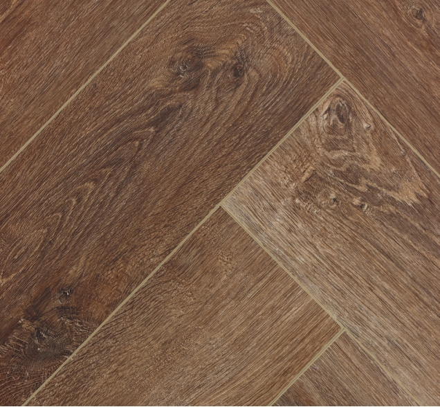 Виниловый ламинат SPC "Cronafloor" Herringbone Дуб Тулуза (640*128*4,5 мм) — купить в Обнинске