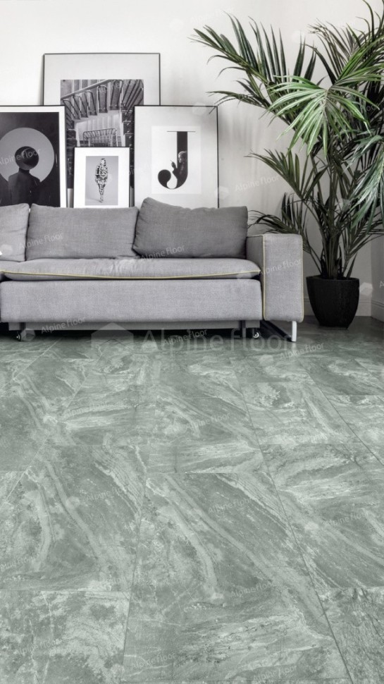 Виниловая плитка "Alpine Floor" Light Stone Хэмпшир (608*303*2,5 мм) — купить в Обнинске