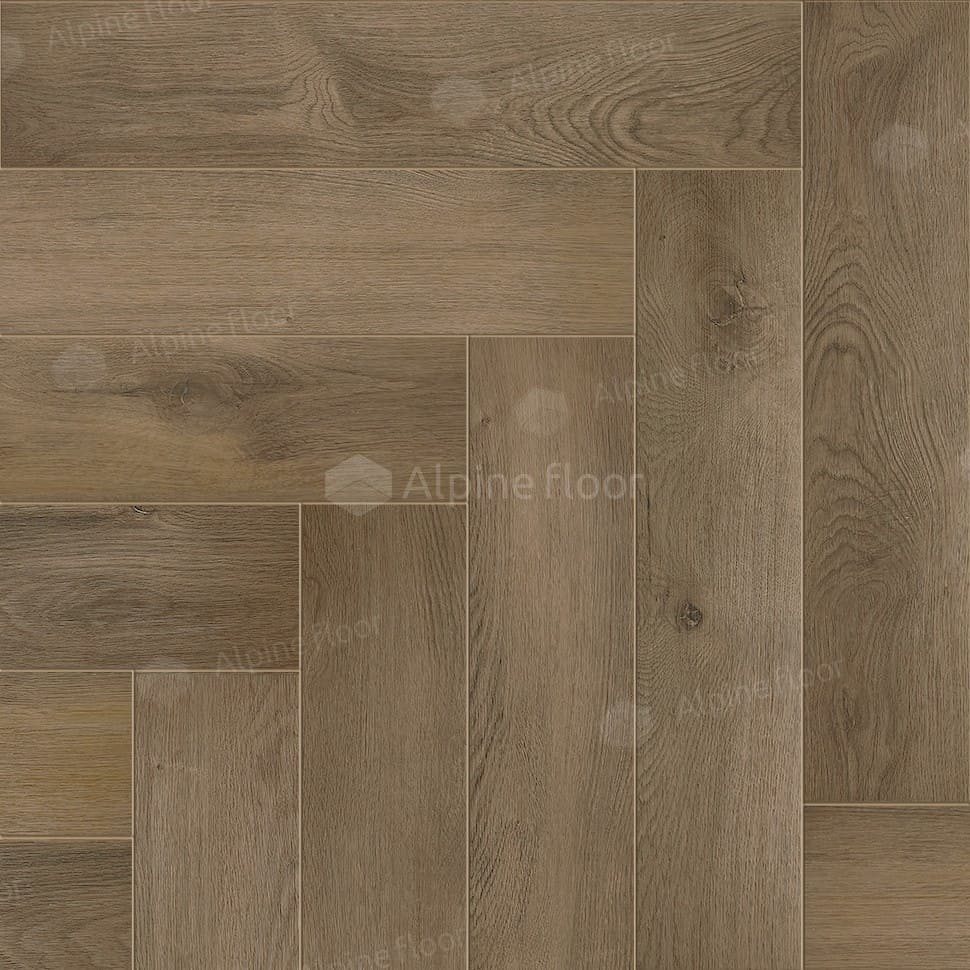 Виниловая плитка "Alpine Floor" Parquet LVT Дуб Насыщенный (590*118*2,5 мм) — купить в Обнинске