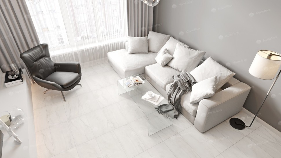 Виниловая плитка "Alpine Floor" Light Stone Брайс (608*303*2,5 мм) — купить в Обнинске