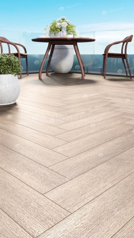 Виниловая плитка "Alpine Floor" Parquet LVT Макадамия (590*118*2,5 мм) — купить в Обнинске