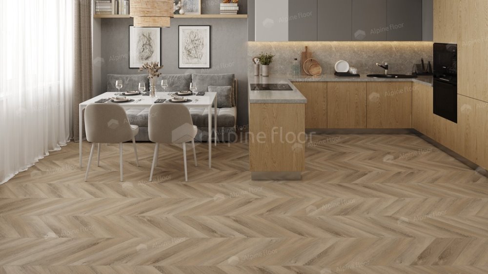 LVT плитка "Alpine Floor" Дуб Синистра (555*127*2,5 мм) — купить в Обнинске