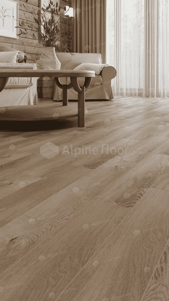 Виниловый ламинат "Alpine Floor" Parquet Light Дуб Синистра (600*125*4 мм) — купить в Обнинске