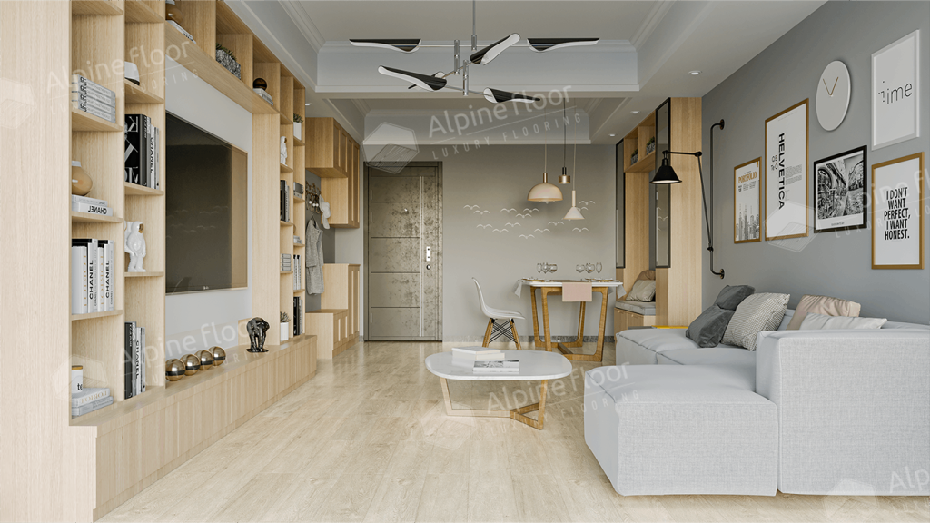 Кварцвиниловая плитка LVT "Alpine Floor" Сонома (1227*187*5 мм) — купить в Обнинске