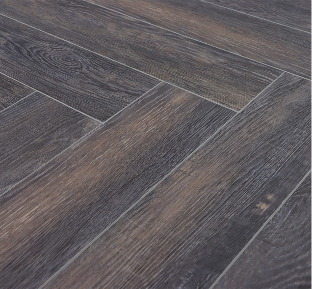 Виниловый ламинат SPC "Cronafloor" Herringbone Дуб Бордо (640*128*4,5 мм) — купить в Обнинске