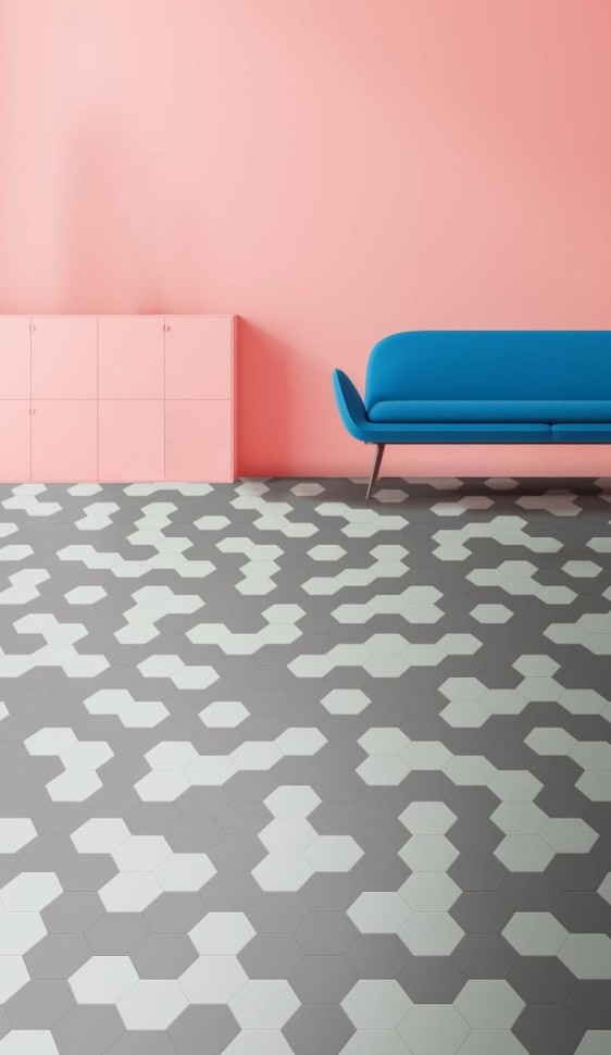 Виниловая плитка "Moduleo" Moods Hexagon 339 (226,32*196*2,5 мм) — купить в Обнинске