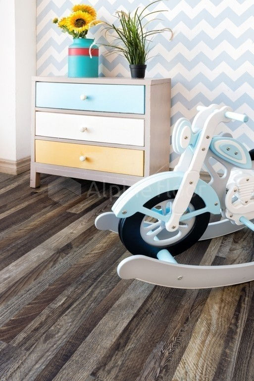 Кварцвиниловая плитка "Alpine Floor" Орех Состаренный  (1219*184*2мм) — купить в Обнинске