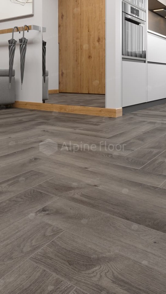 Виниловая плитка "Alpine Floor" Parquet LVT Дуб Мерга (590*118*2,5 мм) — купить в Обнинске