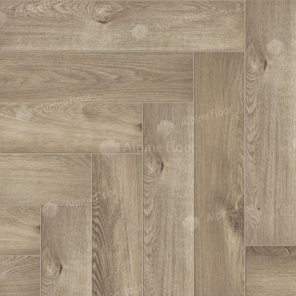 Виниловая плитка "Alpine Floor" Parquet LVT Дуб Натуральный Отбеленный (590*118*2,5 мм) — купить в Обнинске