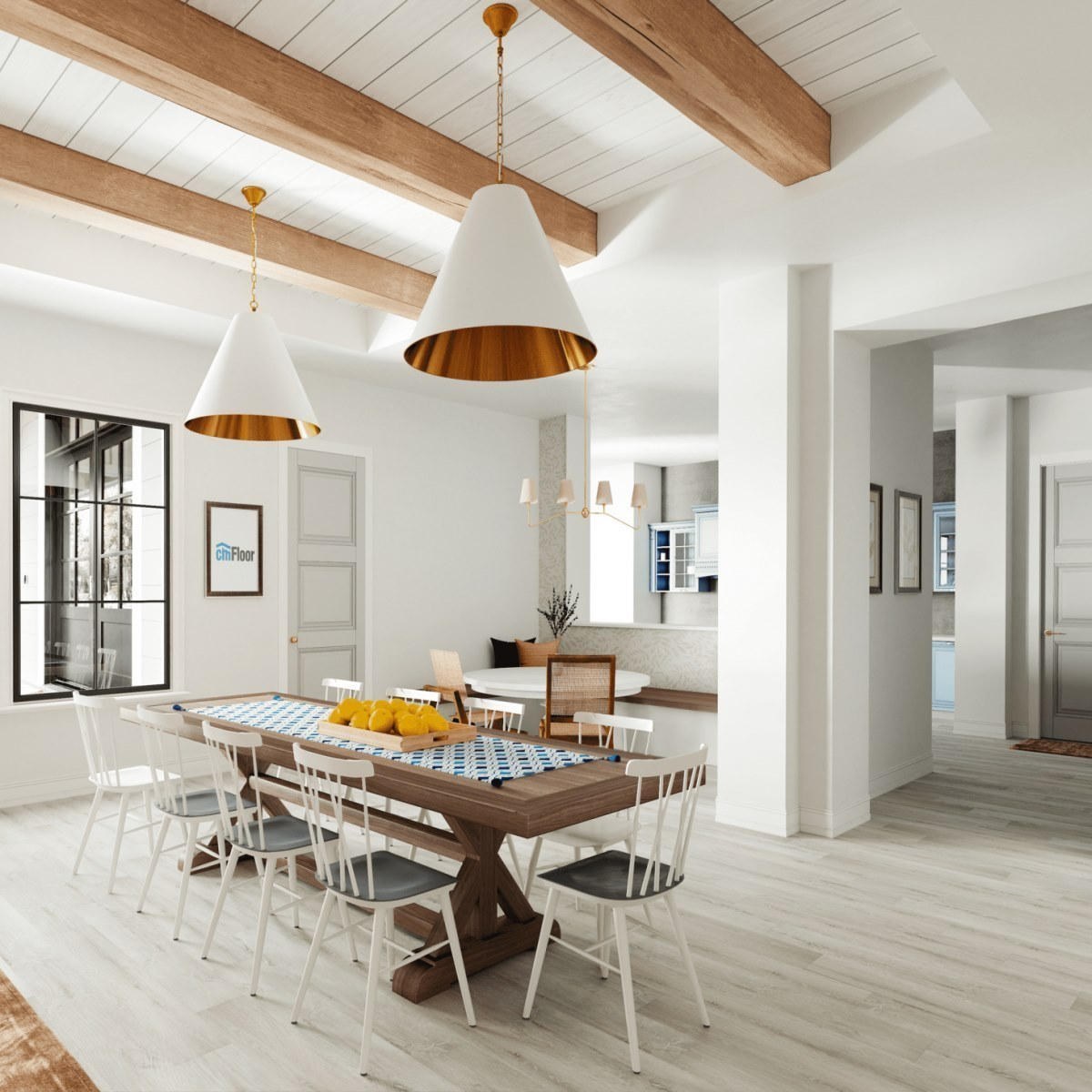 Виниловое напольное покрытие ScandiWood 05 Дуб Ледяной (180*1220*5 мм) — купить в Обнинске