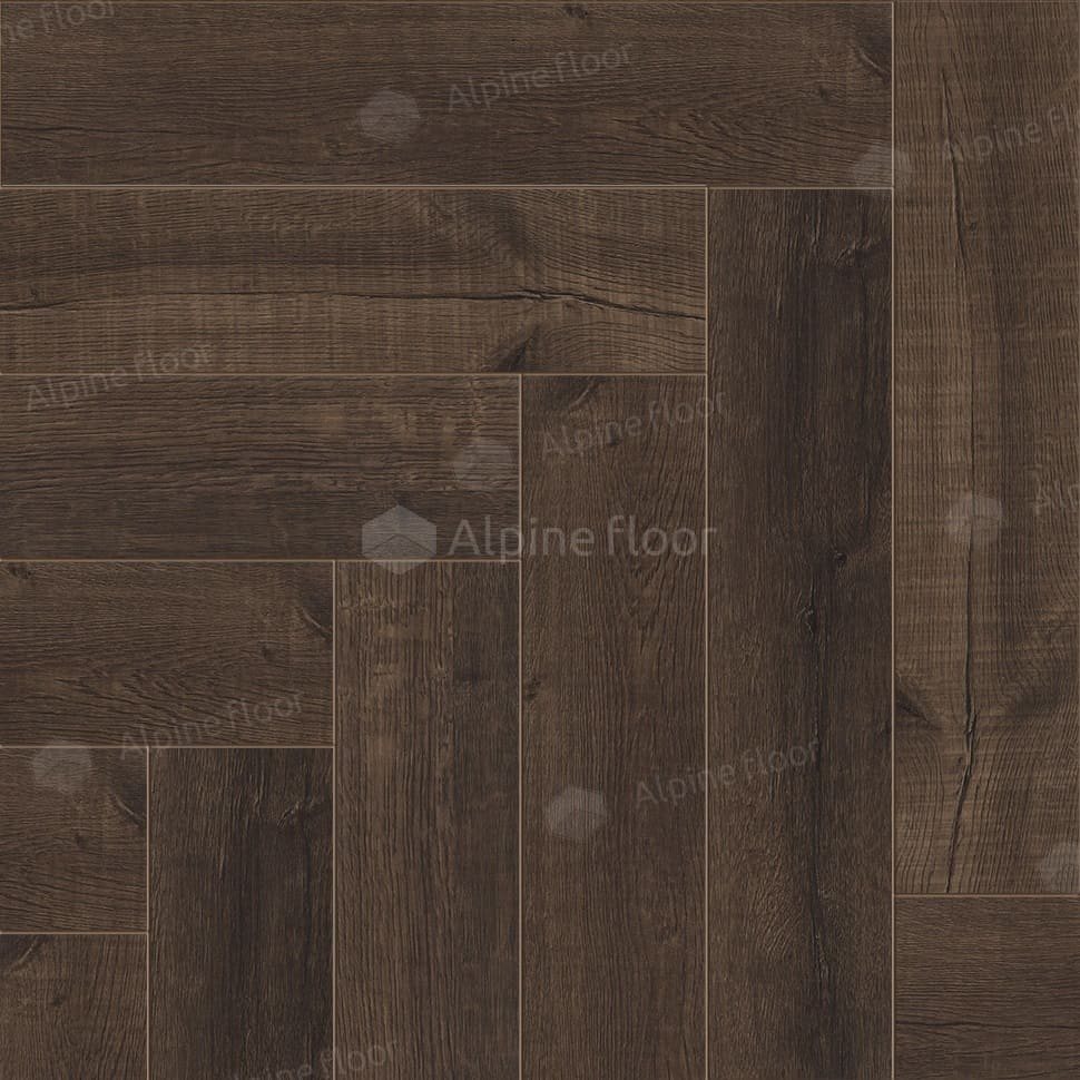 Виниловая плитка "Alpine Floor" Parquet LVT Дуб Альферац (590*118*2,5 мм) — купить в Обнинске