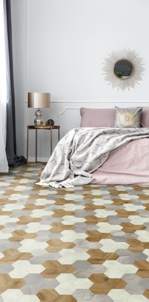 Виниловая плитка "Moduleo" Moods Hexagon 351 (226,32*196*2,5 мм) — купить в Обнинске