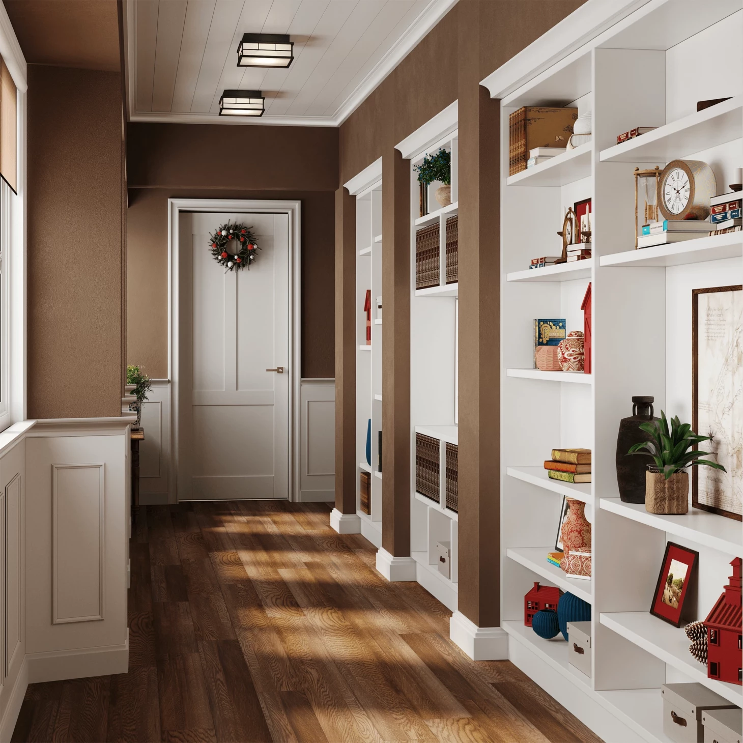 SPC плитка для пола Орех (1220*180*4 мм) — купить в Обнинске