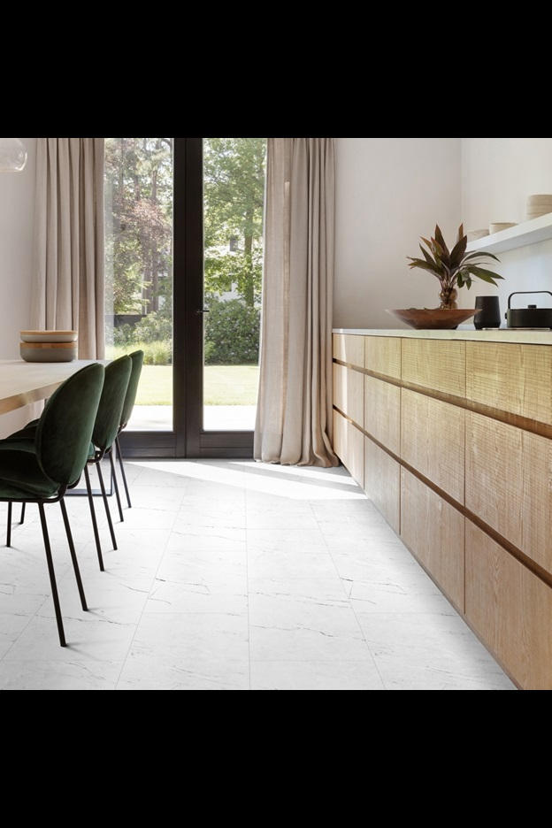 Замковая ПВХ плитка Carrara Marble 112 (610*303*5 мм) — купить в Обнинске