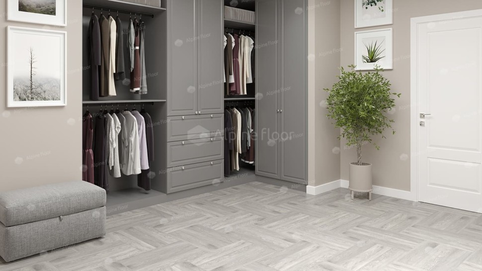 Виниловая плитка "Alpine Floor" Parquet LVT Дуб Полис (590*118*2,5 мм) — купить в Обнинске