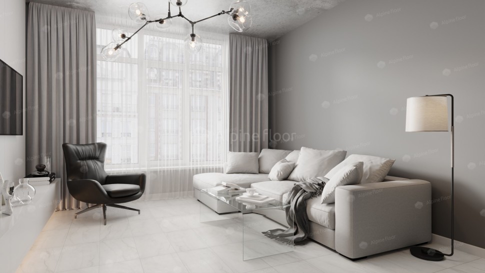 Виниловая плитка "Alpine Floor" Light Stone Брайс (608*303*2,5 мм) — купить в Обнинске