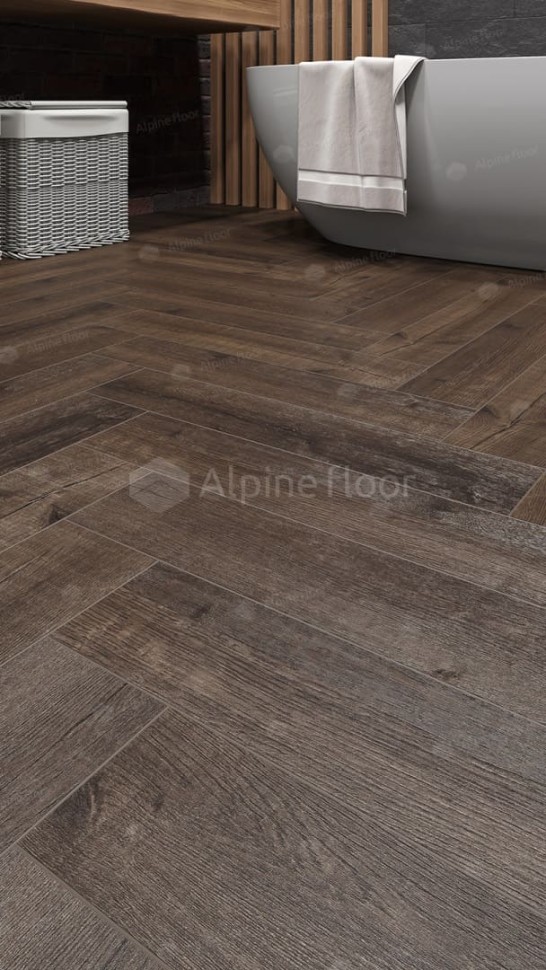 Виниловая плитка "Alpine Floor" Parquet LVT Дуб Альферац (590*118*2,5 мм) — купить в Обнинске