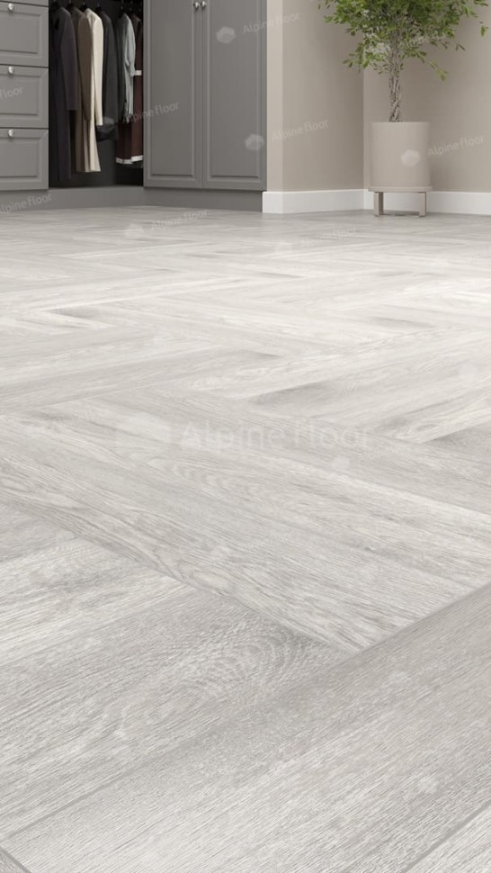 Виниловая плитка "Alpine Floor" Parquet LVT Дуб Полис (590*118*2,5 мм) — купить в Обнинске