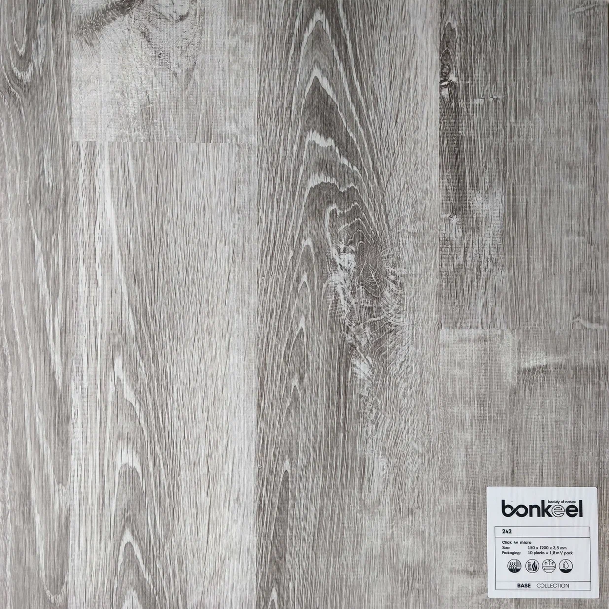 Плитка ПВХ "Bonkeel" Base New 242 (1220*150*3,5 мм) — купить в Обнинске
