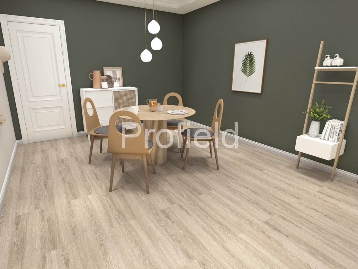HSPC ламинат "Profield" Дуб Светлый (1200*228*5,5 мм) — купить в Обнинске