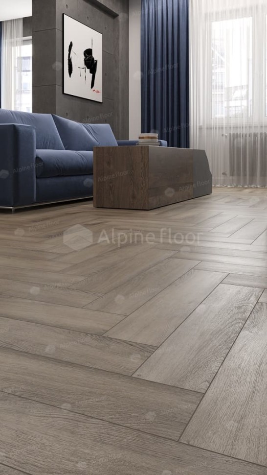 Виниловая плитка "Alpine Floor" Parquet LVT Дуб Исида (590*118*2,5 мм) — купить в Обнинске
