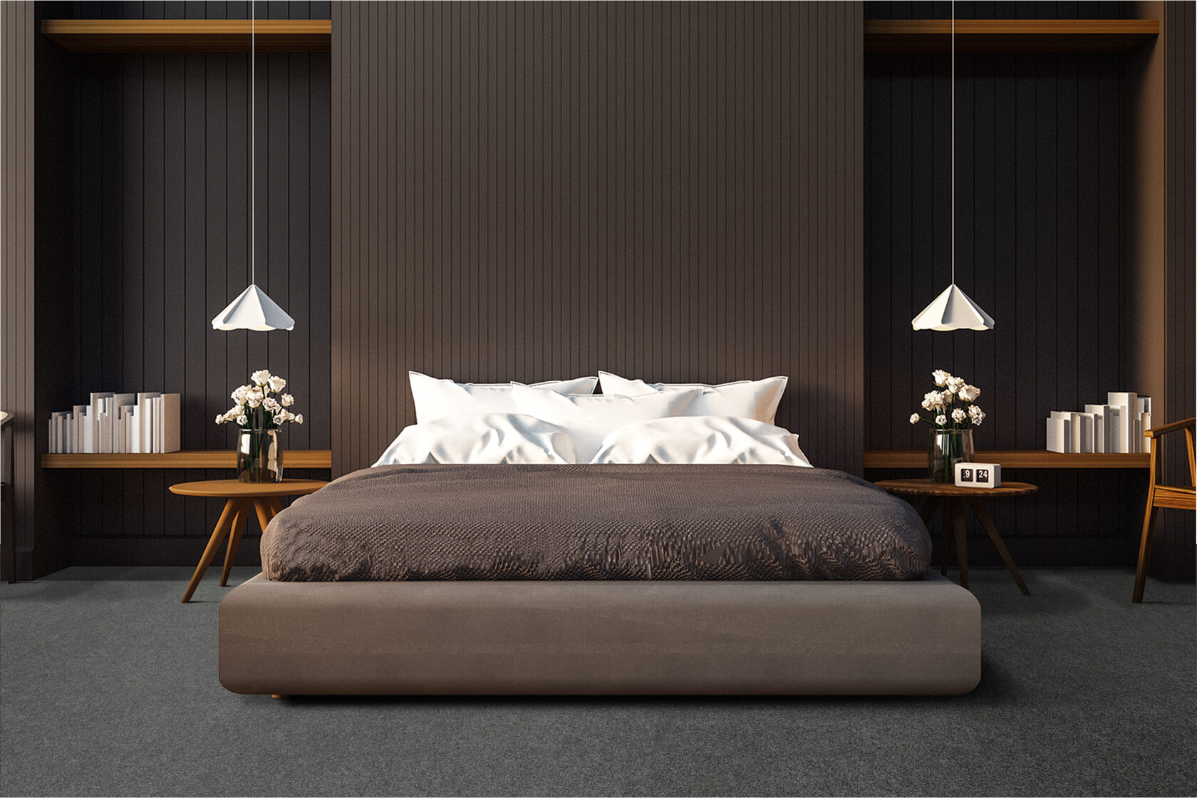 Ковровое покрытие "Bonkeel" Color Rib Ebony 98 (ширина 1м/3м/4м) — купить в Обнинске