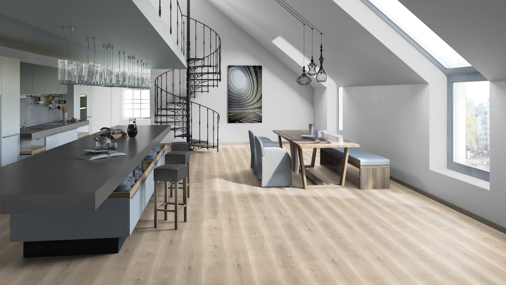 SPC ламинат "Tarkett" Deep House Sean (1400*225*4,6 мм) — купить в Обнинске