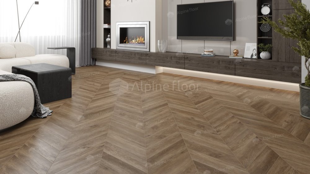 LVT плитка "Alpine Floor" Макадамия (555*127*2,5 мм) — купить в Обнинске