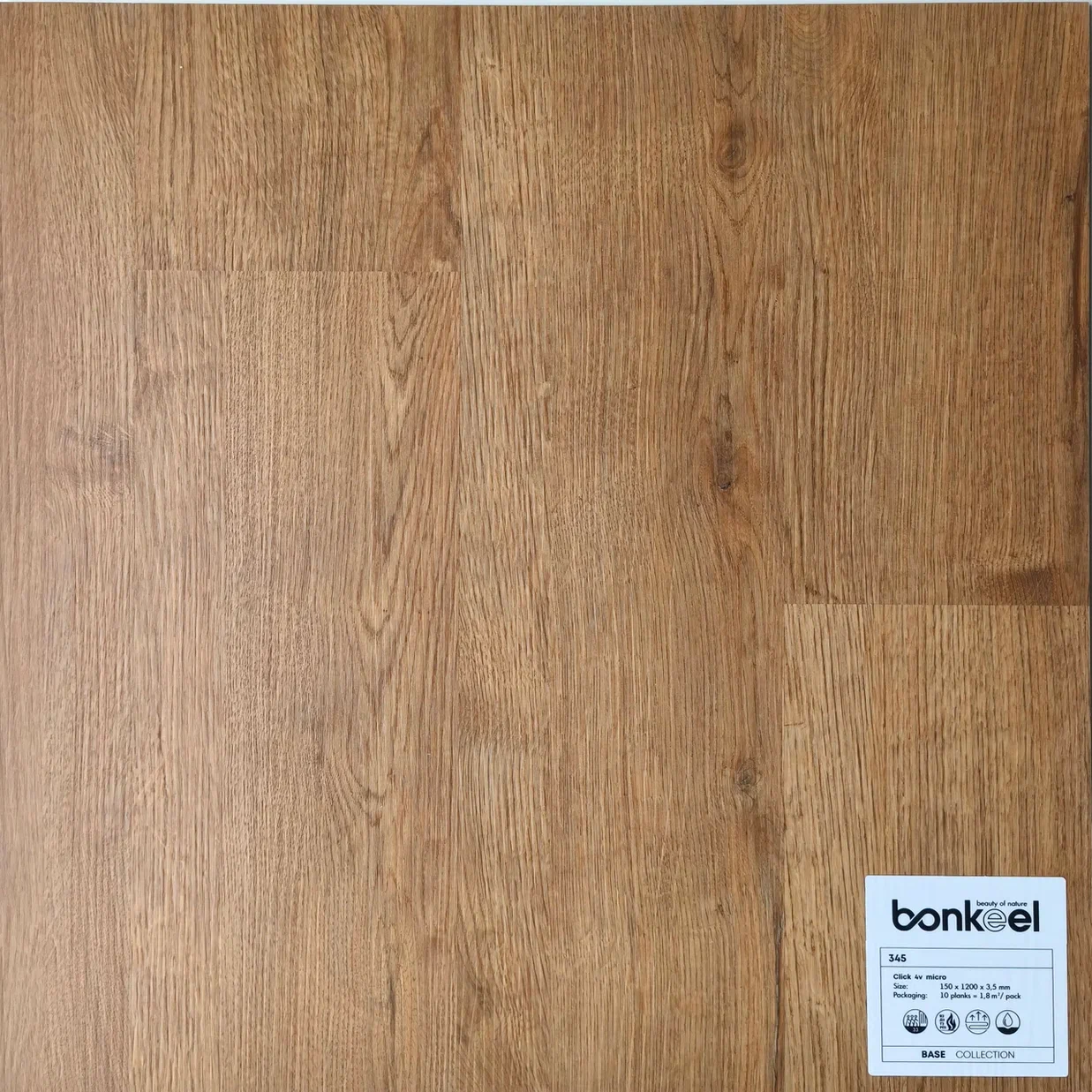 Плитка ПВХ "Bonkeel" Base New 345 (1220*150*3,5 мм) — купить в Обнинске