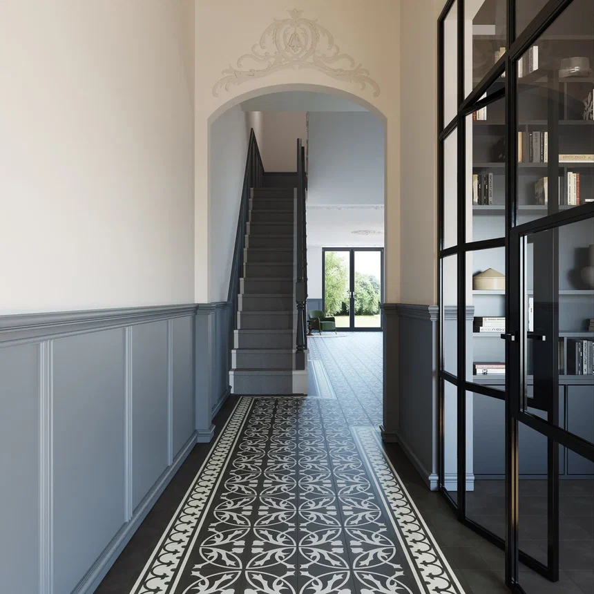 Кварцвиниловая плитка "Invictus" Victorian Deco Charcoal (229*229*2,5мм) — купить в Обнинске