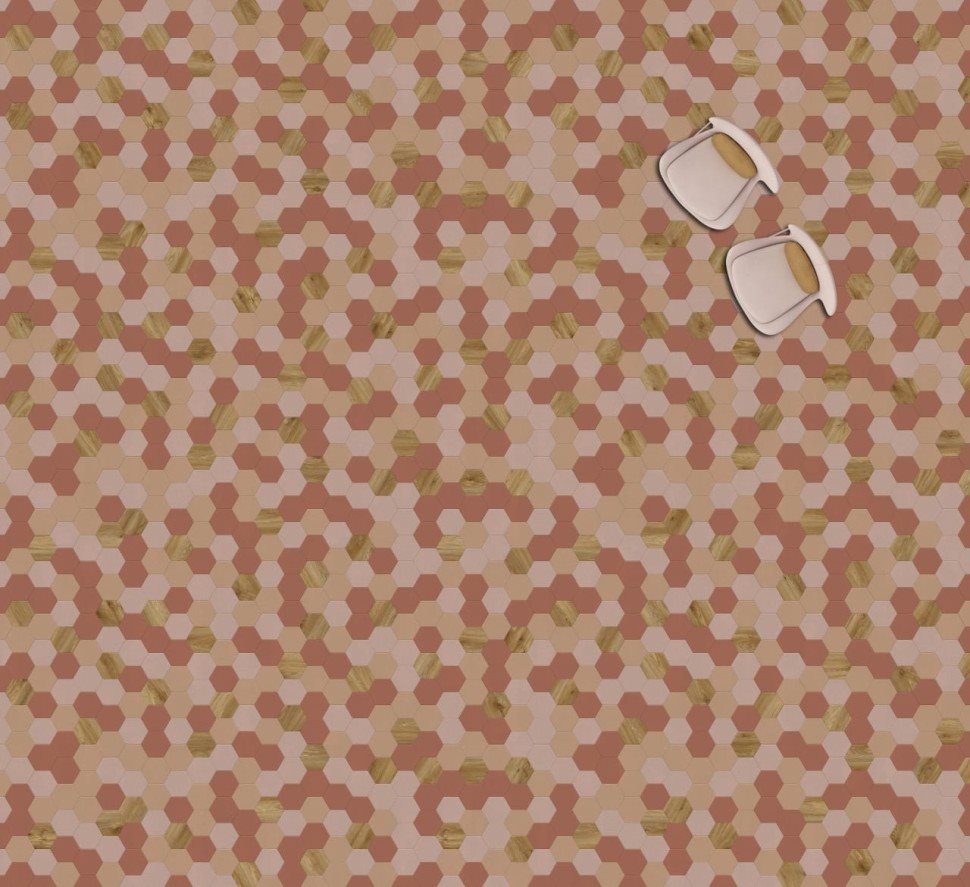 Виниловая плитка "Moduleo" Moods Hexagon 350 (226,32*196*2,5 мм) — купить в Обнинске